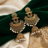 Classic Temple Jhumka Earrings