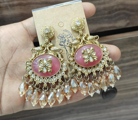 GIVA Roseate Heritage Chandelier Earrings